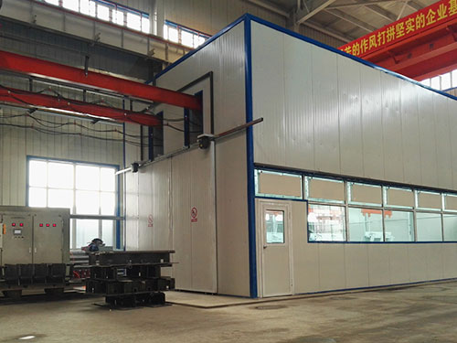 吉林華利機械固定噴漆房項目