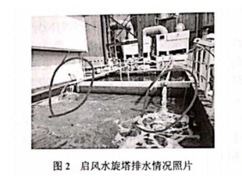 山西義望錳鐵破碎工藝啟風水旋塔應用案例