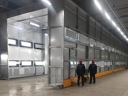 整體移動式噴漆房的地面導(dǎo)軌設(shè)計(jì)對場地平整度的要求